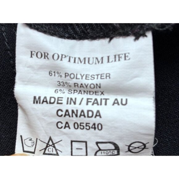 Sympli The Best Black Zip-Up Blouse Size 8 - Picture 9 of 10